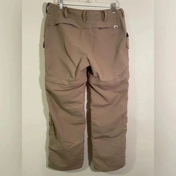 The North Face Versatile 100% Khaki Nylon Pants/Shorts/Capris, Size 12S - Picture 8 of 10